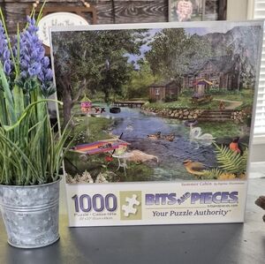 Bits and Pieces 1000-Piece Puzzle - Summer Cabin - Multicolor